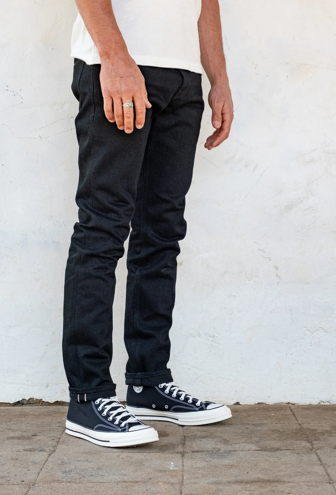 Freenote Cloth Avila Slim Taper 17oz Black Denim