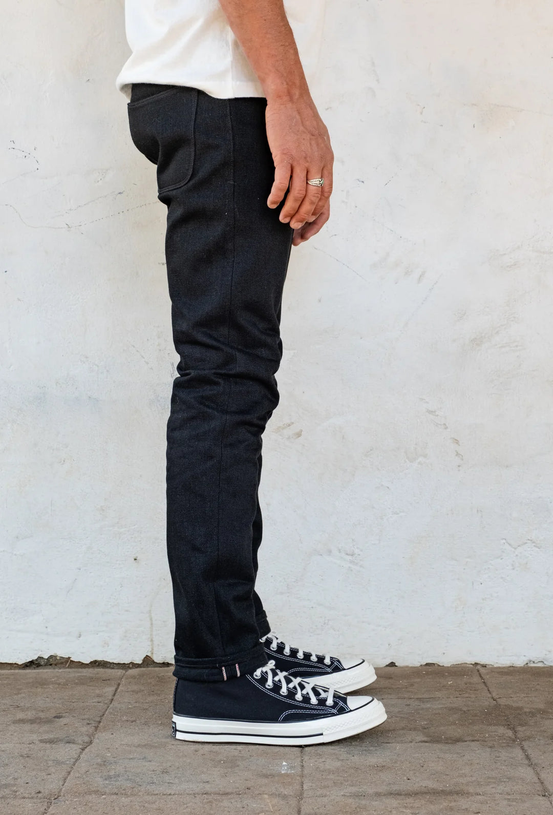 Freenote Cloth Avila Slim Taper 17oz Black Denim