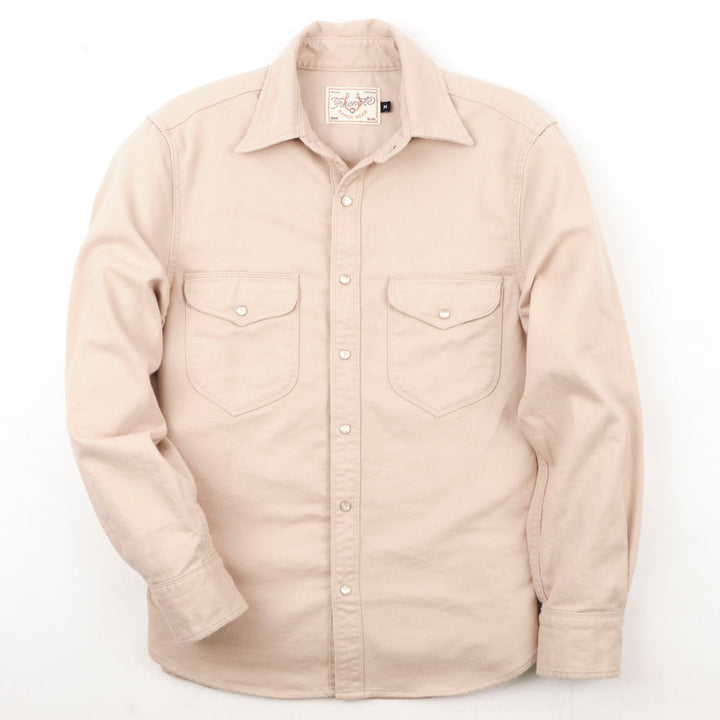 Freenote Cloth - Bodie LS Cream Twill