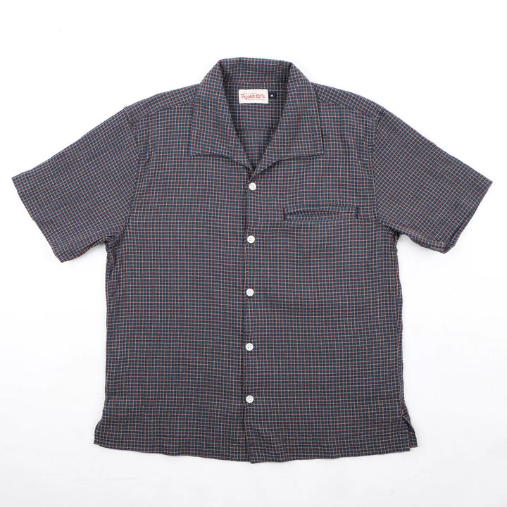 Freenote Cloth Cayucos Seersucker - Blue Plaid
