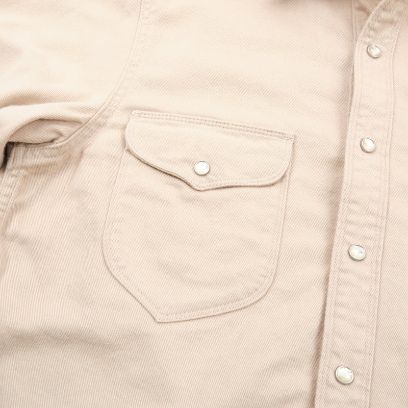 Freenote Cloth - Bodie LS Cream Twill