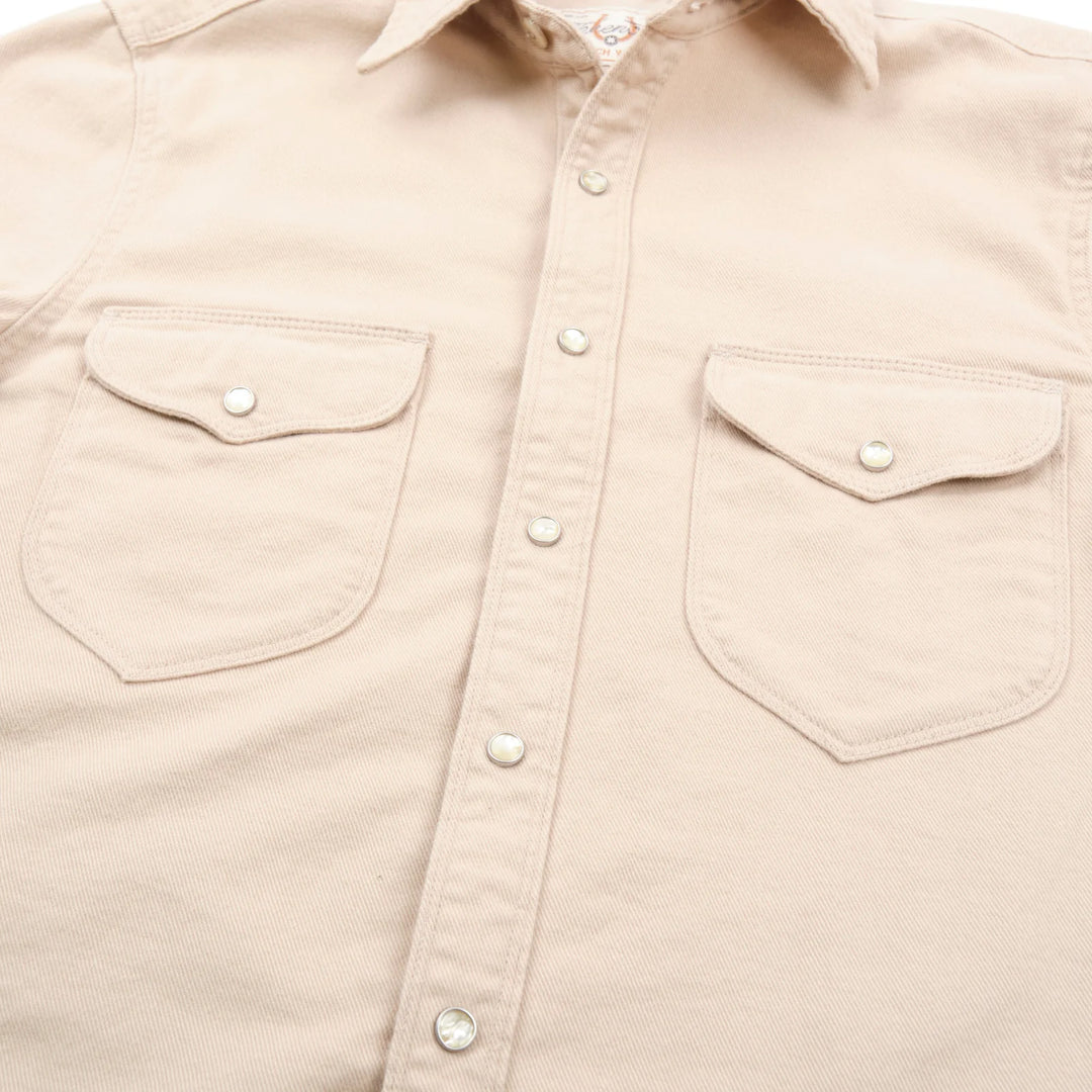 Freenote Cloth - Bodie LS Cream Twill