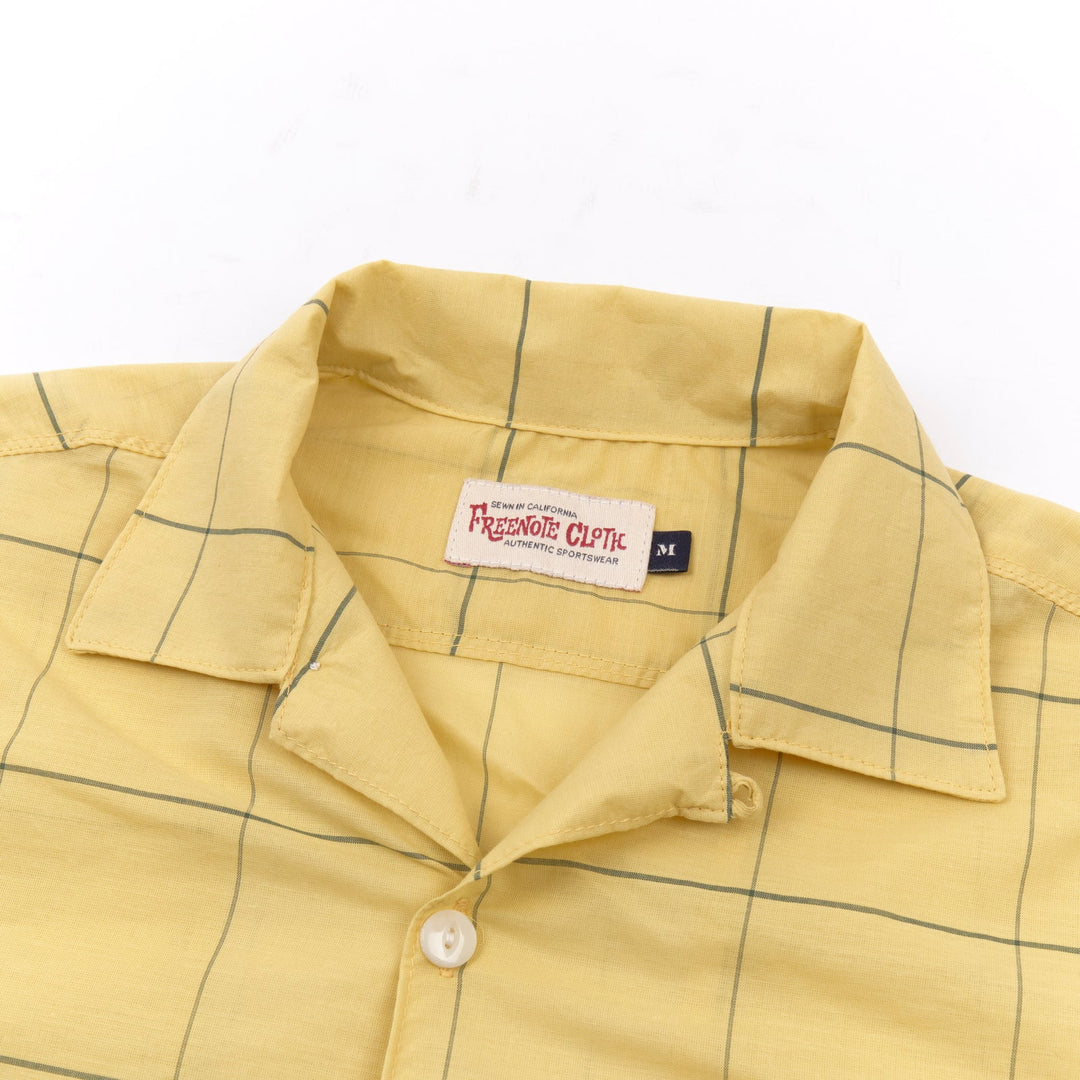 Freenote Cloth Dean Double Pocket - Yellow Check