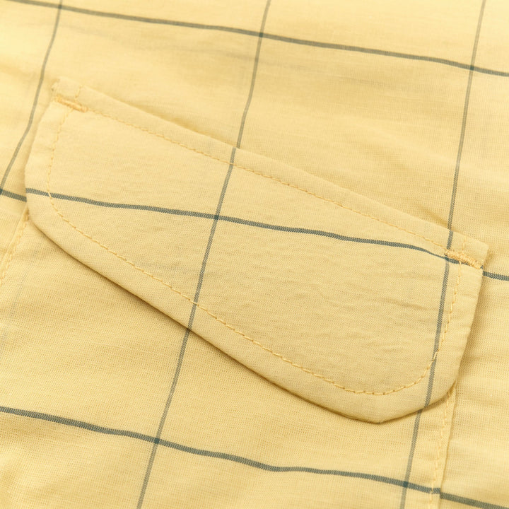 Freenote Cloth Dean Double Pocket - Yellow Check