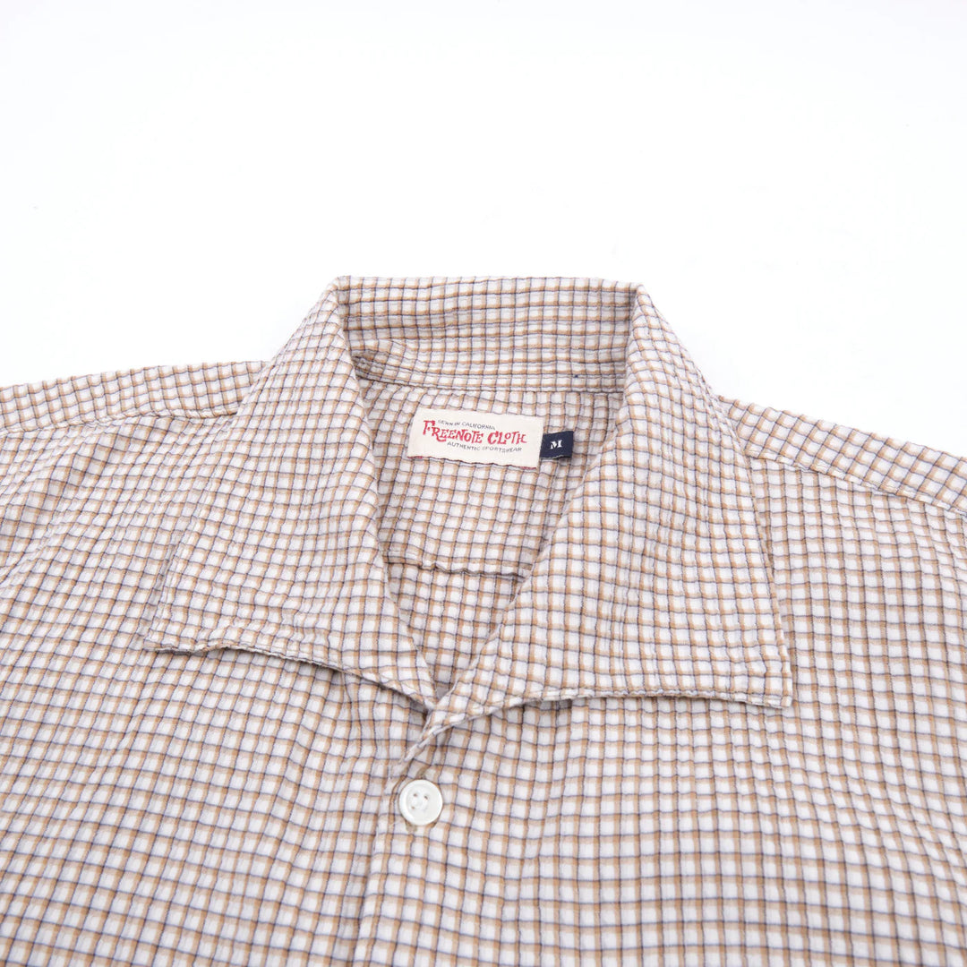 Freenote Cloth Cayucos Seersucker - White Plaid