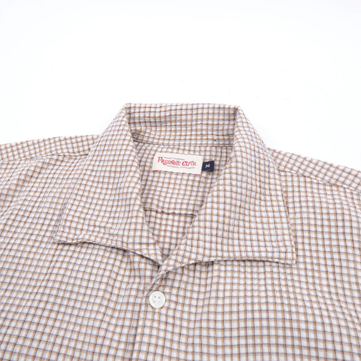 Freenote Cloth Cayucos Seersucker - White Plaid