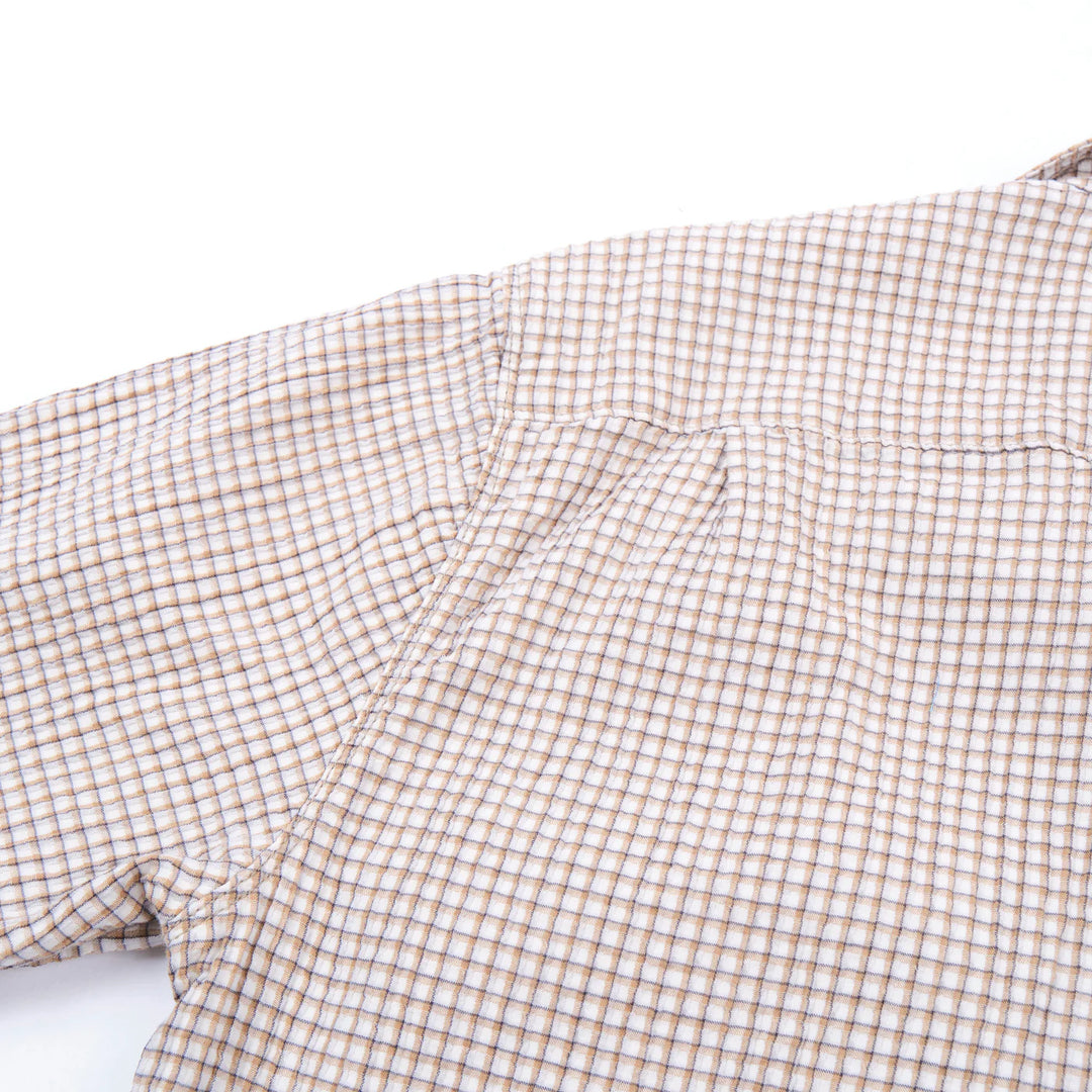 Freenote Cloth Cayucos Seersucker - White Plaid