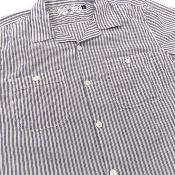 Freenote Cloth Dayton - Blue Stripe