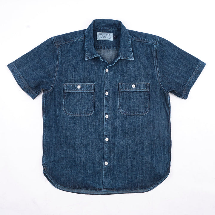 Freenote Cloth - Dayton Indigo Garage Inspired Shirt