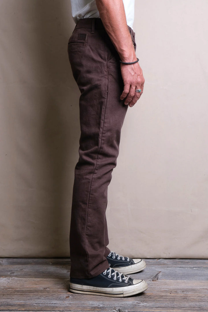 Freenote Cloth Workers Chino Slim Fit 14oz Slub - Bark
