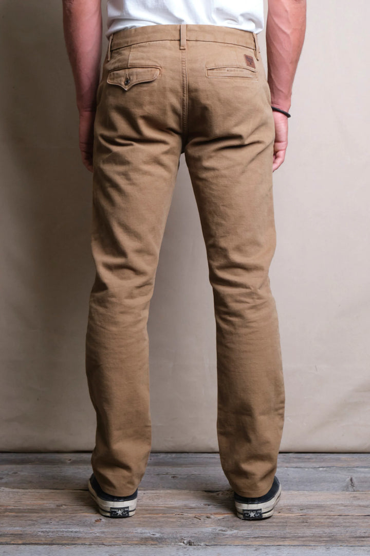 Freenote Cloth Workers Chino Slim Fit 14oz Slub - Tan