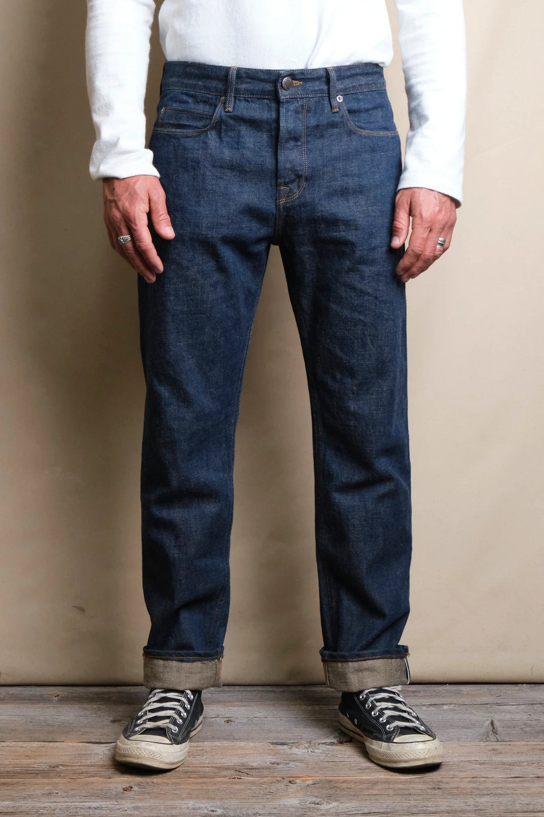 Freenote Cloth Portola Classic Taper 13oz Natural Rinsed Denim