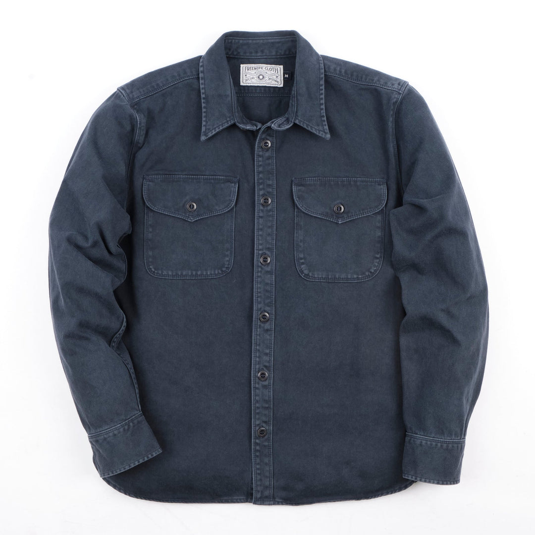 Freenote Cloth Utility Shirt - Navy