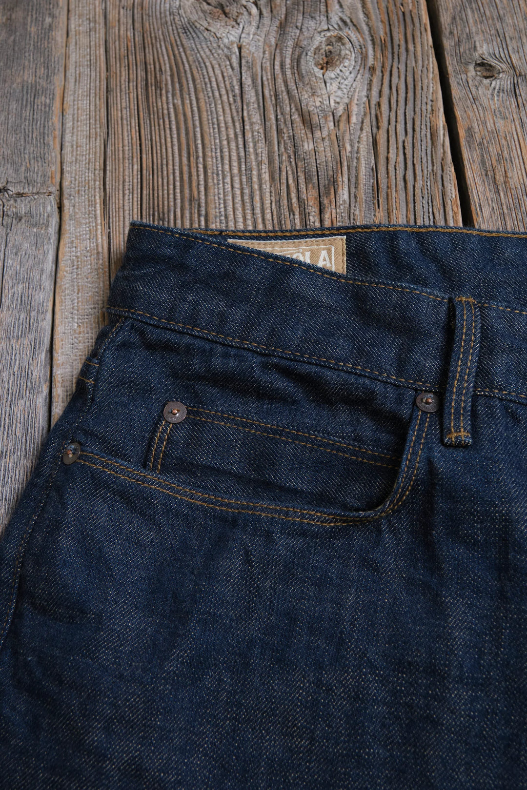 Freenote Cloth Portola Classic Taper 13oz Natural Rinsed Denim