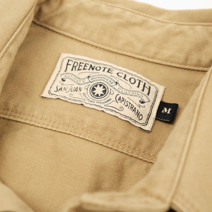 Freenote Cloth Utility Shirt - Khaki