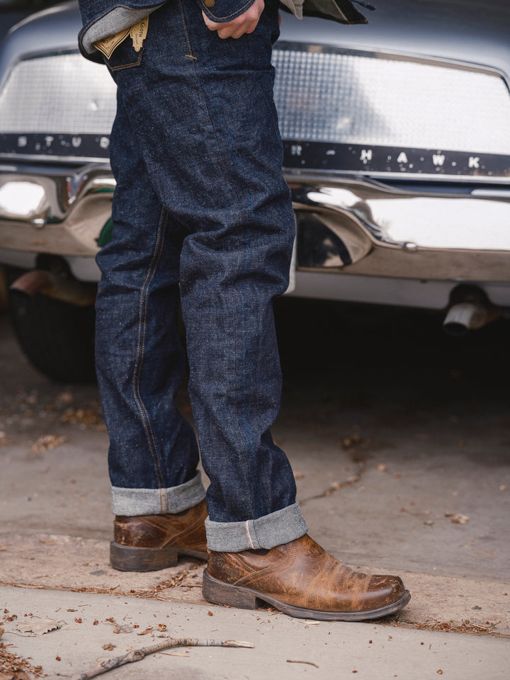 Freenote Cloth x Berkeley Supply 16oz Portola - Rinsed Denim