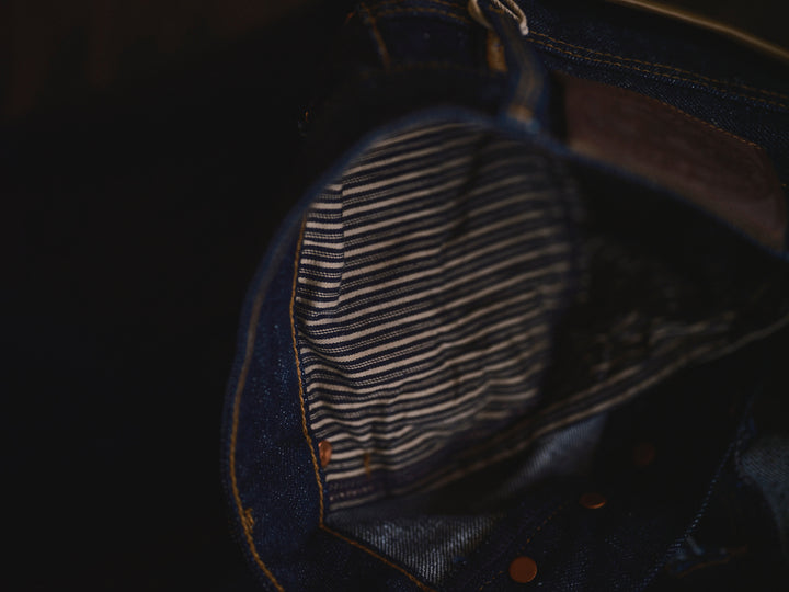 Freenote Cloth x Berkeley Supply 16oz Portola - Rinsed Denim