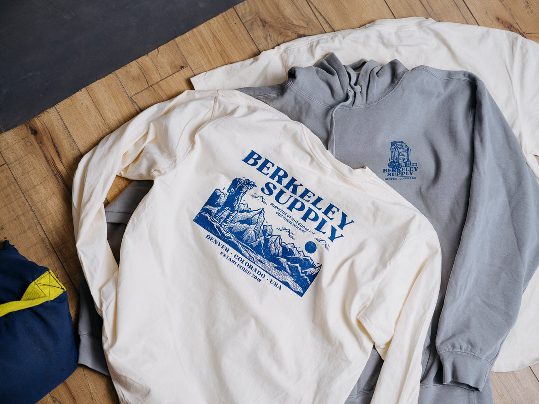 Berkeley Supply x John Fellows 11 Year Heavyweight Long Sleeve Tee - Ivory