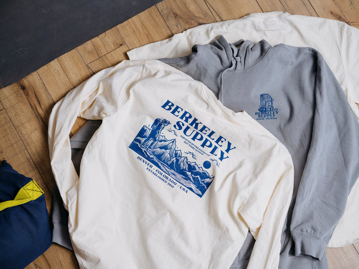 Berkeley Supply x John Fellows 11 Year Heavyweight Long Sleeve Tee - Ivory