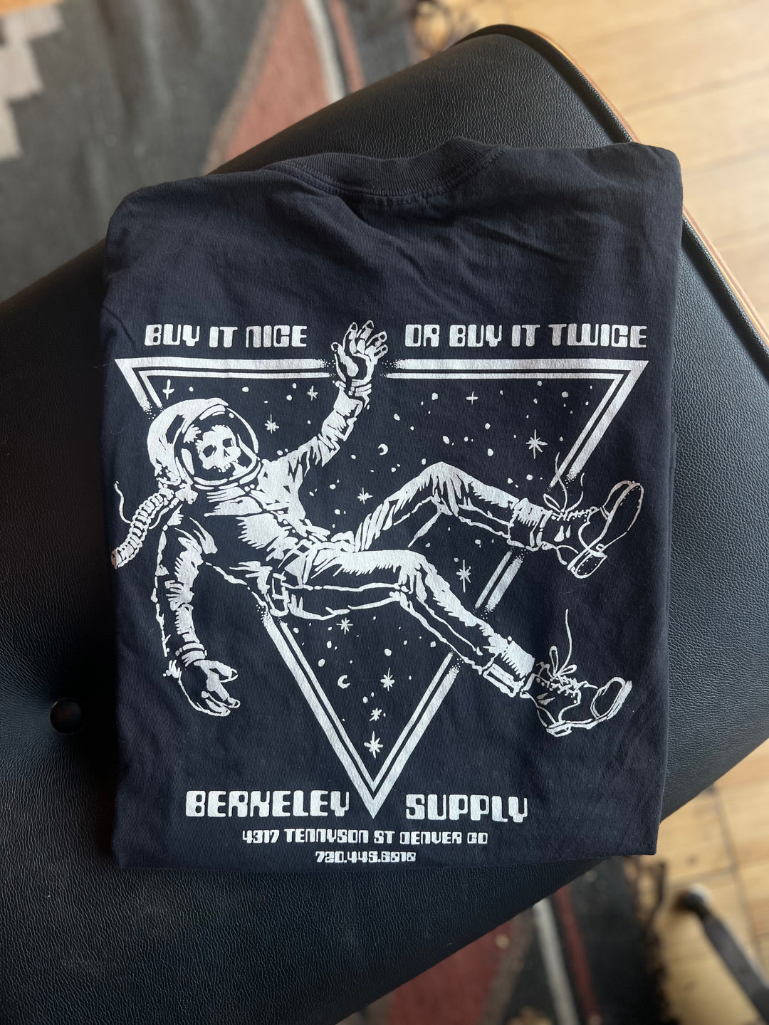 Berkeley Supply x Brad Click Spaceman Shop Tee - Black