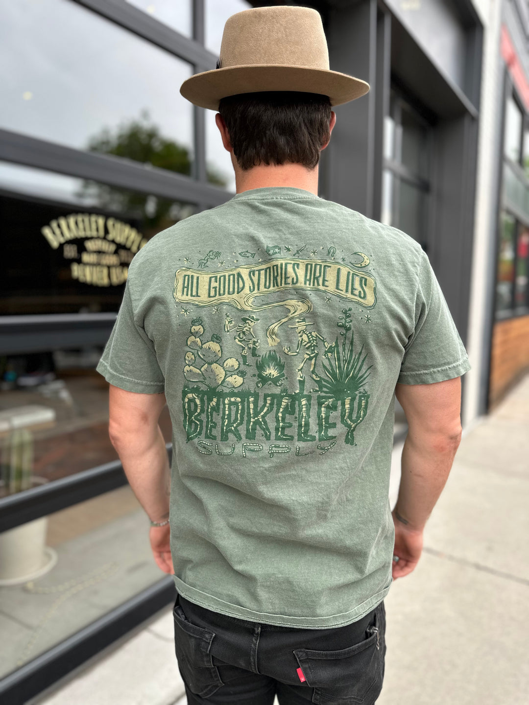 Berkeley Supply x Brad Click "Lies" Shop Tee