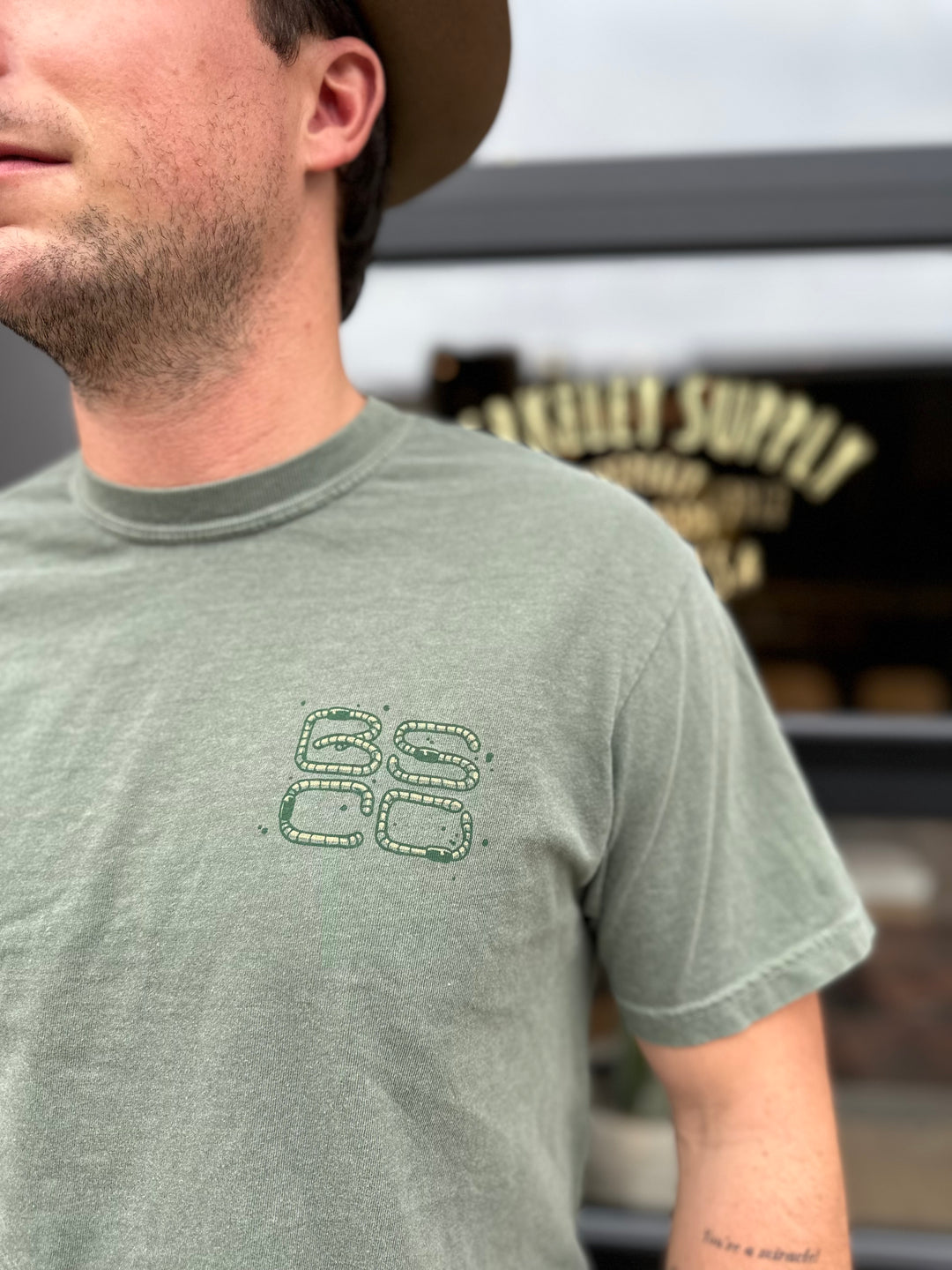 Berkeley Supply x Brad Click "Lies" Shop Tee