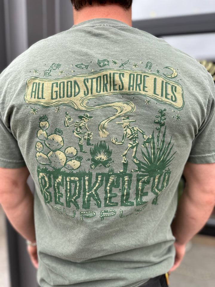 Berkeley Supply x Brad Click "Lies" Shop Tee