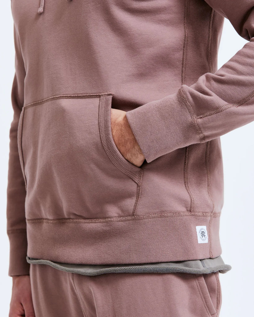 Reigning Champ Midweight Terry Pullover Hoodie - Desert Rose