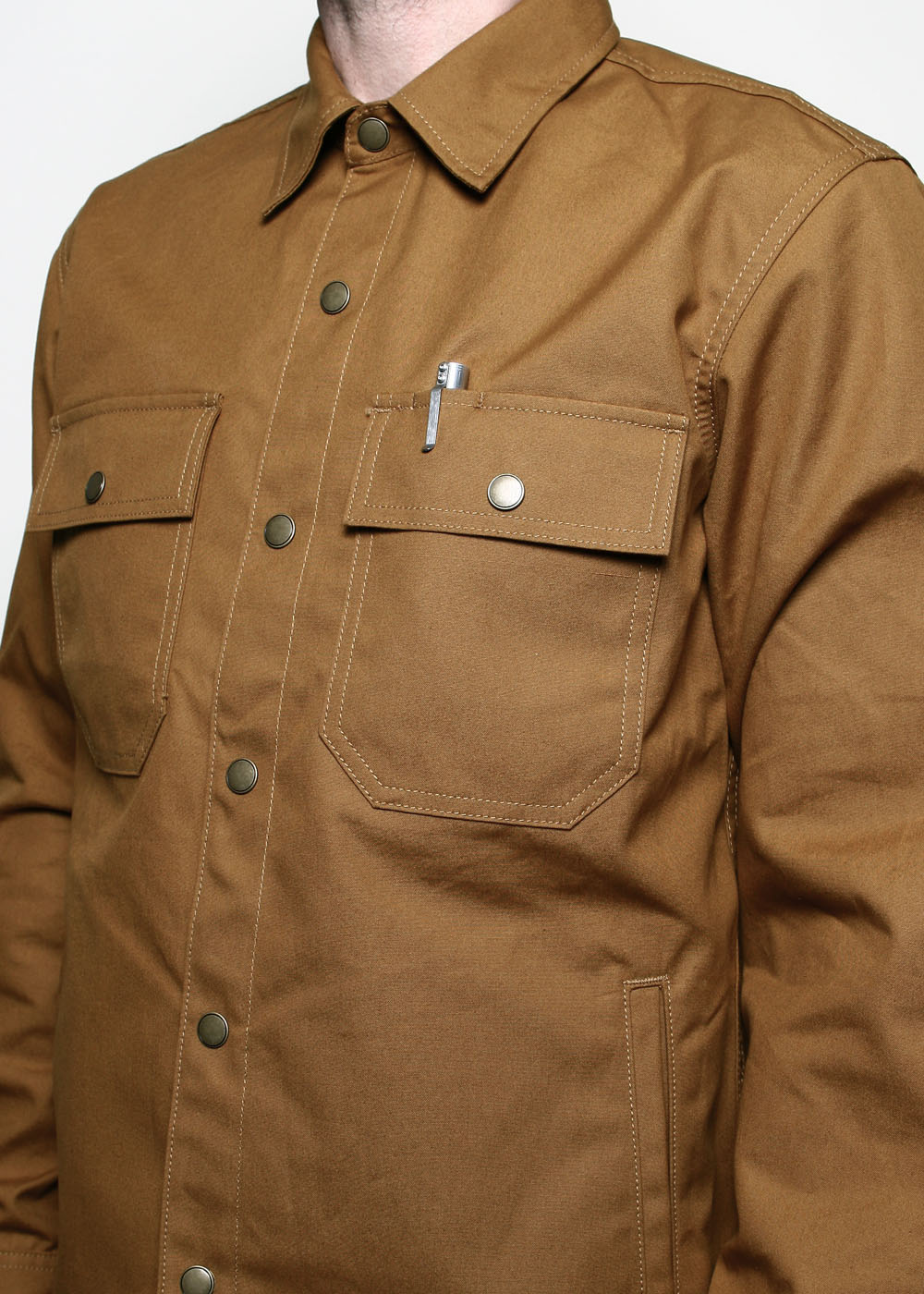 Rogue Territory Patrol Shirt Dry Wax Canvas - Gold