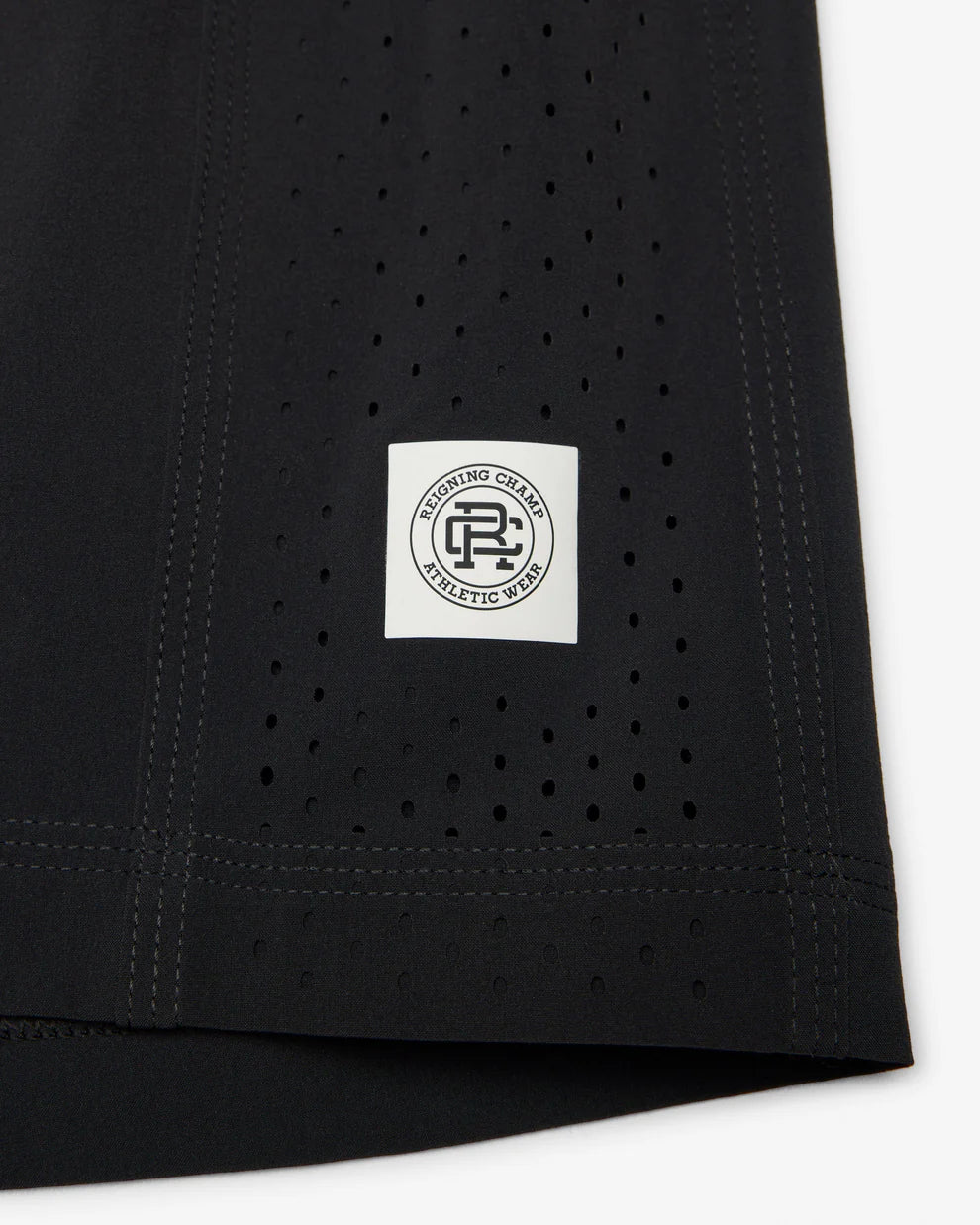 Reigning Champ 4-Way Stretch Nylon Standard Training Short 7” - Black