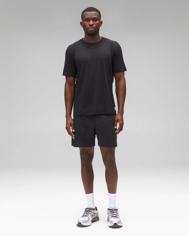 Reigning Champ 4-Way Stretch Nylon Standard Training Short 7” - Black