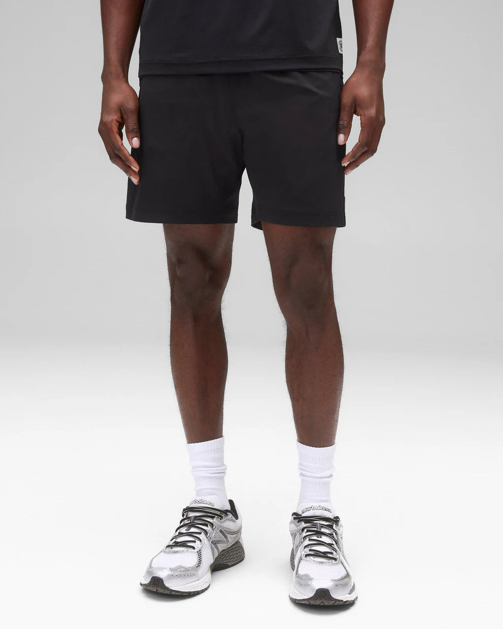 Reigning Champ 4-Way Stretch Nylon Standard Training Short 7” - Black