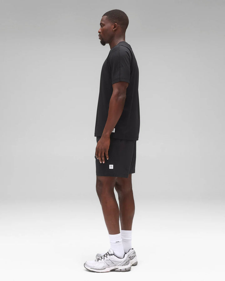 Reigning Champ 4-Way Stretch Nylon Standard Training Short 7” - Black