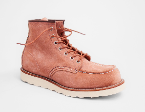 Red Wing Classic Moc Abilene Leather 8208 Dusty Rose Berkeley Supply