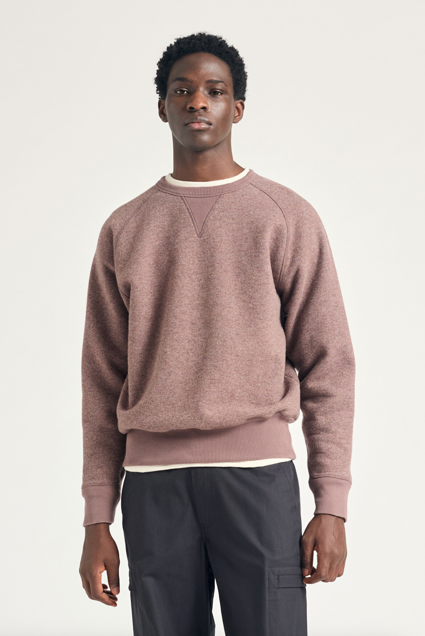 Norse Projects Marten Relaxed Cotton Wool Sweatshirt - Walnut