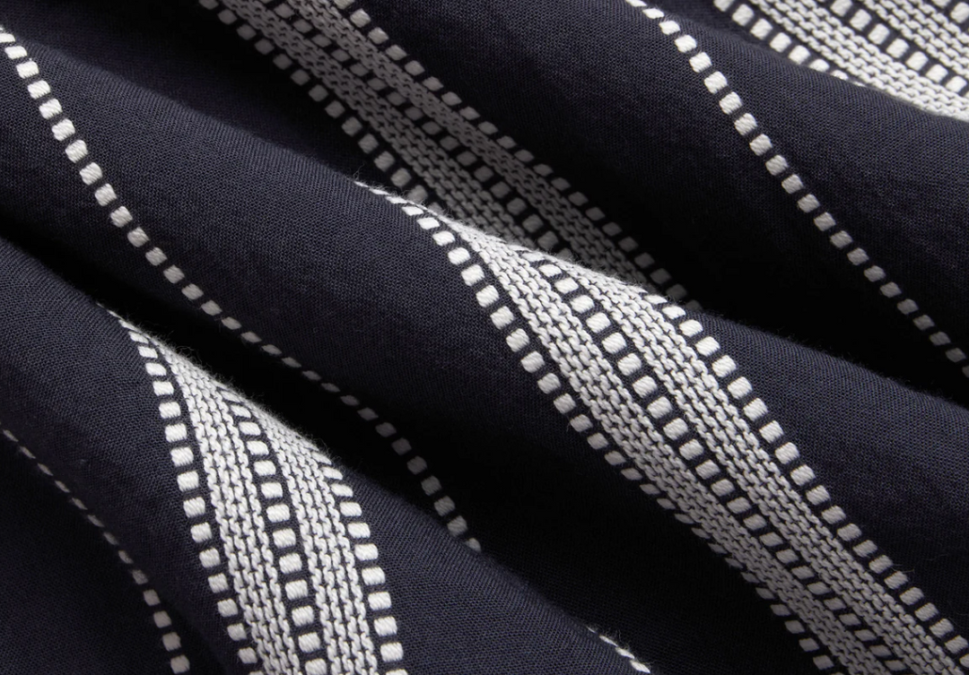 3sixteen Cabana Shirt - Black Ticking Stripe