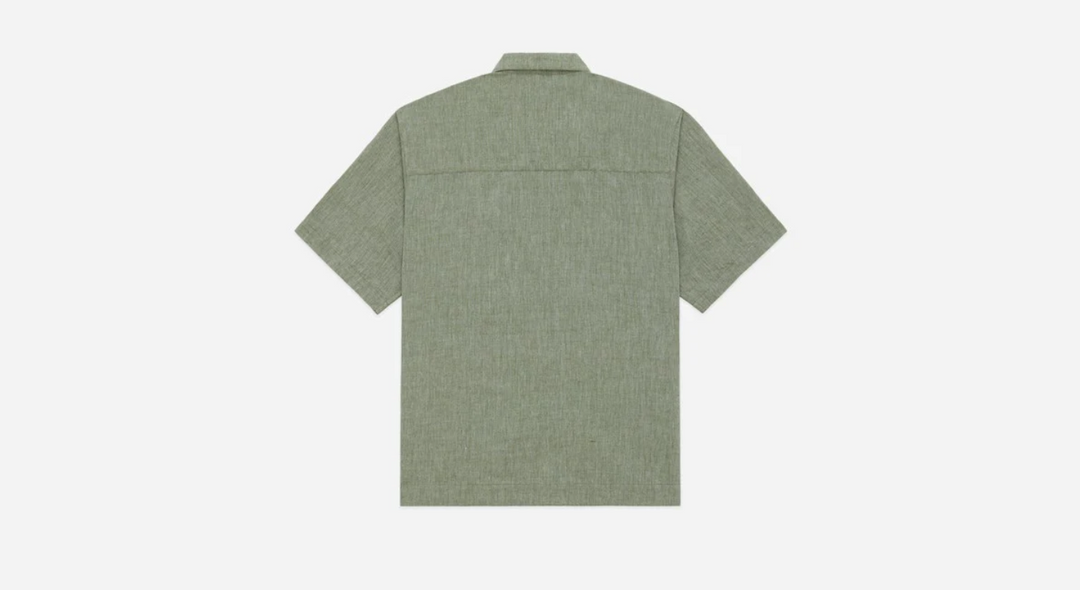 3sixteen Short Sleeve Loop Shirt - Grass Linen/Cotton