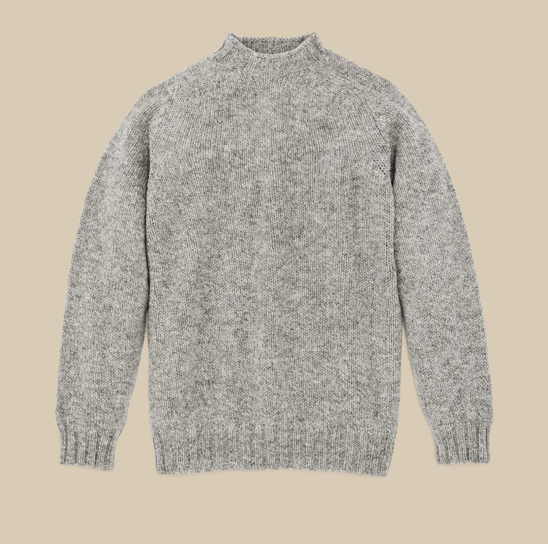 Filson Heritage 3-Gauge Wool Sweater - Oat Heather