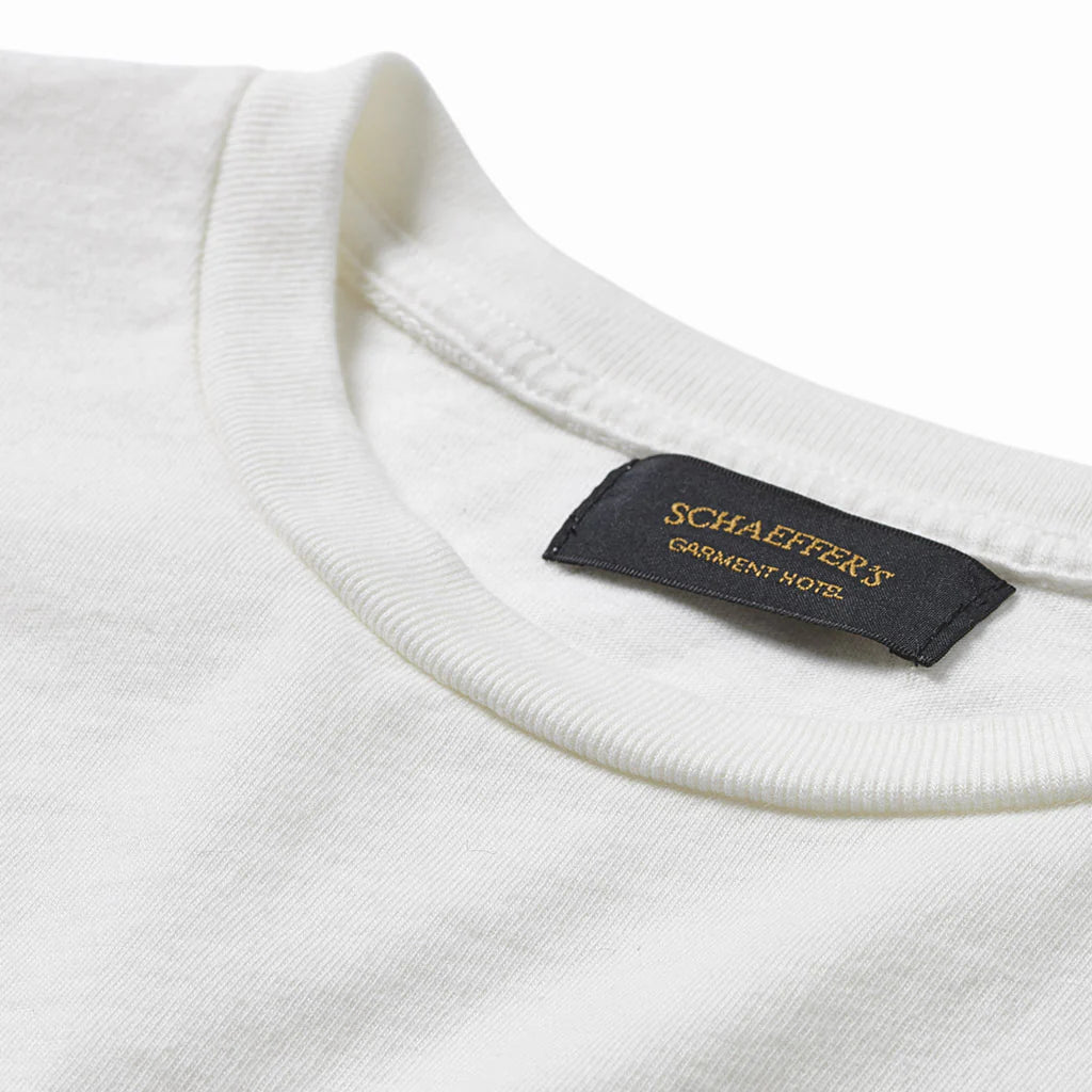 Schaeffer’s Garment Hotel Ringspun 40's Tee - Off White