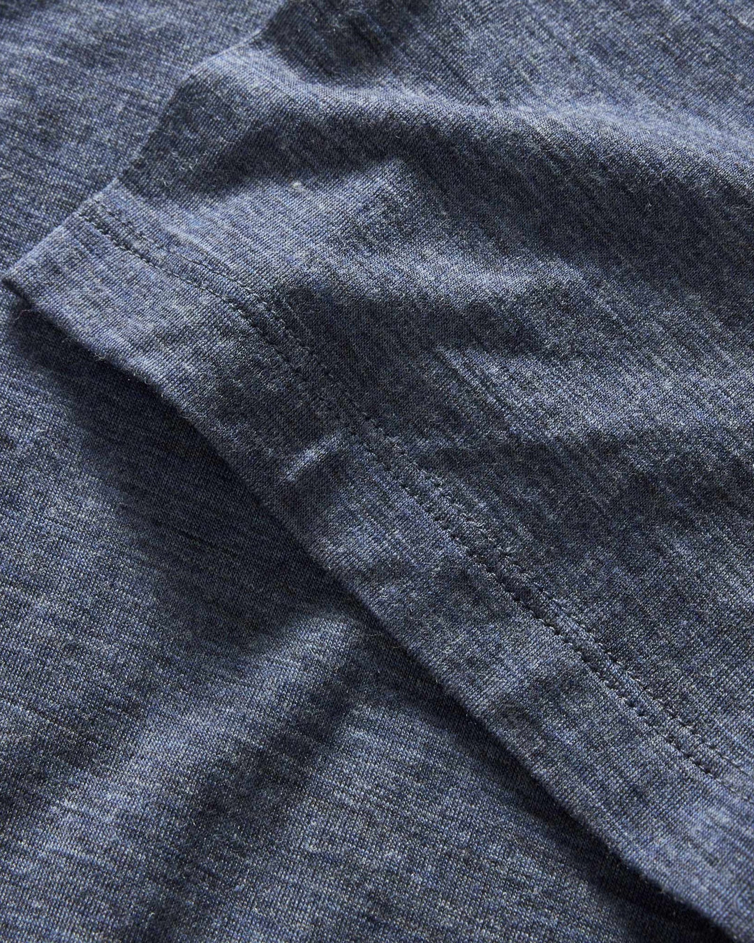 Taylor Stitch - The Merino Tee in Heather Navy