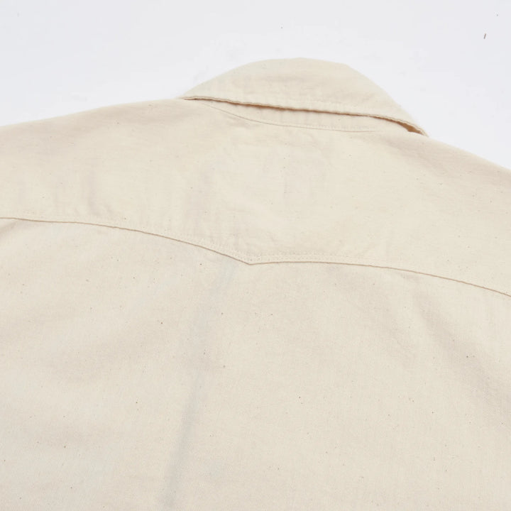 Freenote Cloth Bodie Short Sleeve - Natural Herringbone