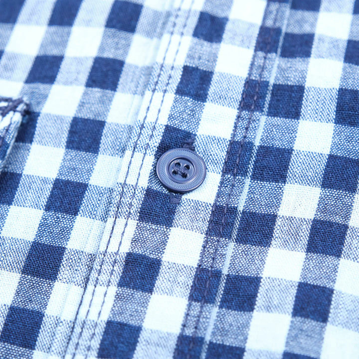 Freenote Cloth Wells - Indigo Gingham