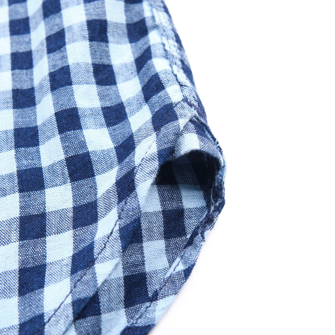 Freenote Cloth Wells - Indigo Gingham