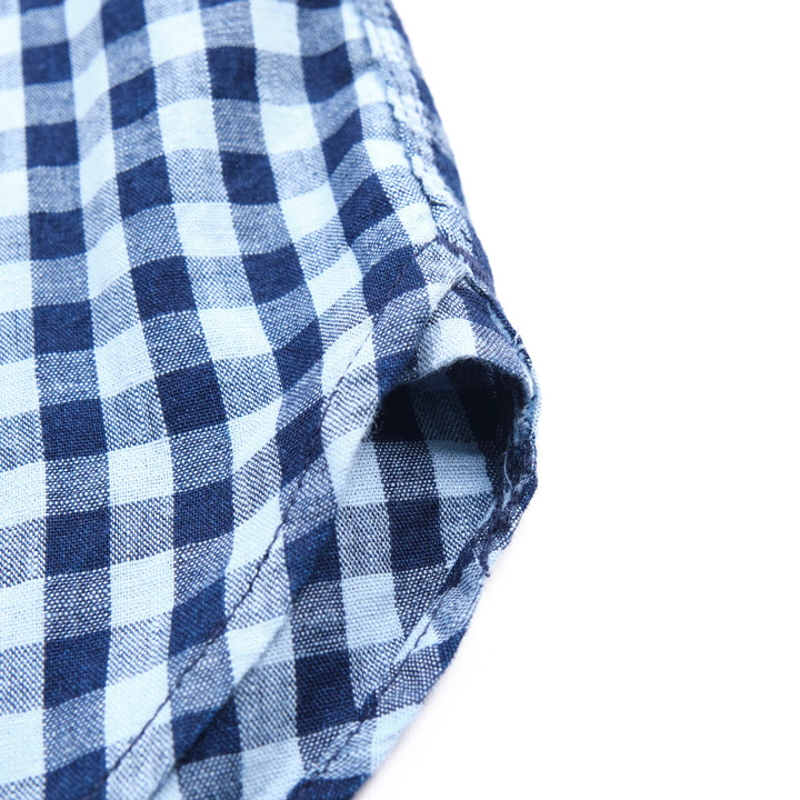 Freenote Cloth Wells - Indigo Gingham