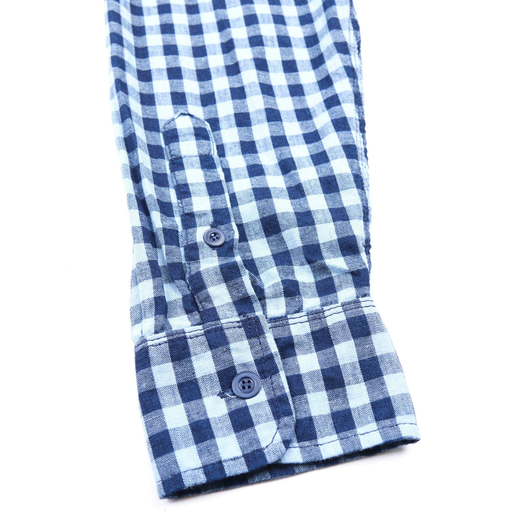 Freenote Cloth Wells - Indigo Gingham