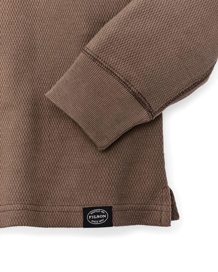 Filson Waffle Knit Thermal Crewneck - Brown
