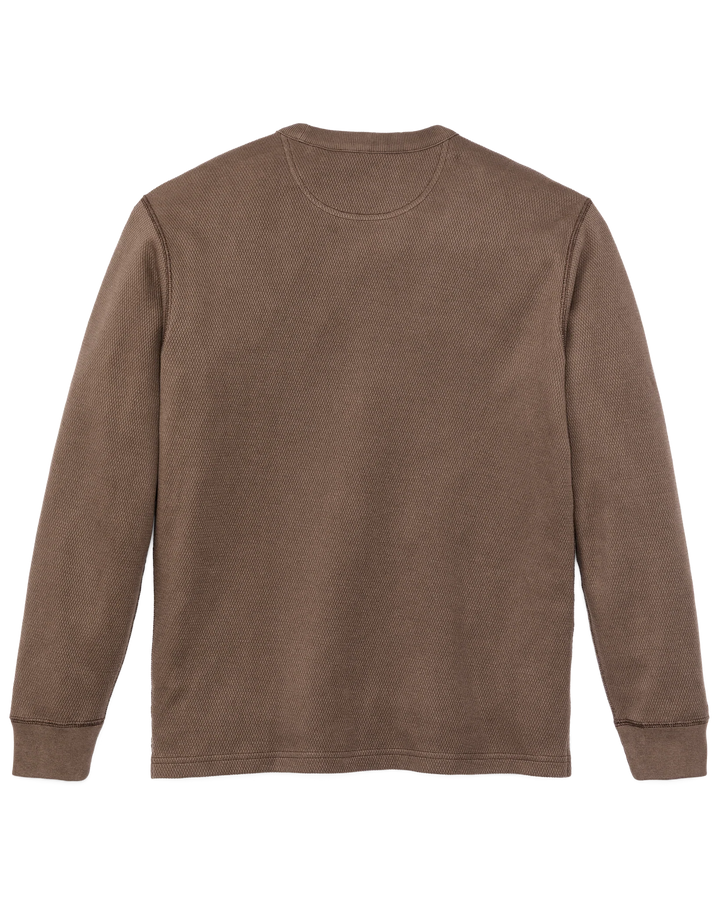 Filson Waffle Knit Thermal Crewneck - Brown