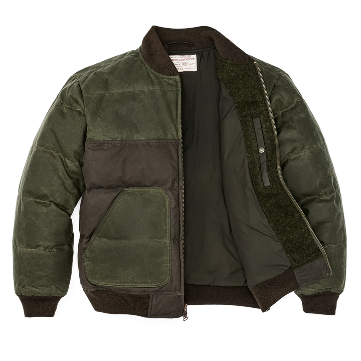 Filson Down Bomber Jacket - Otter Green