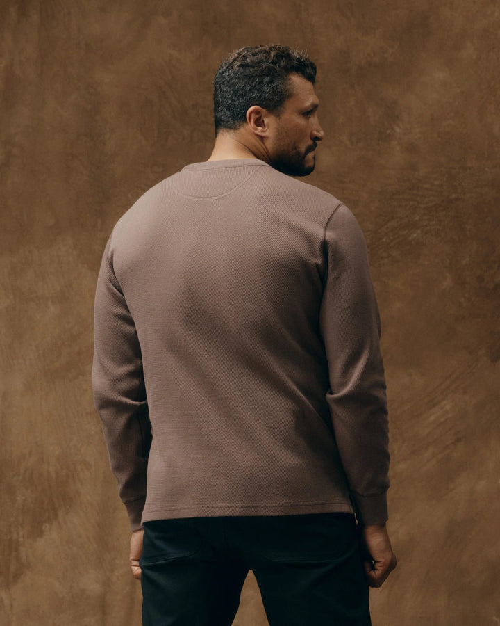 Filson Waffle Knit Thermal Crewneck - Brown