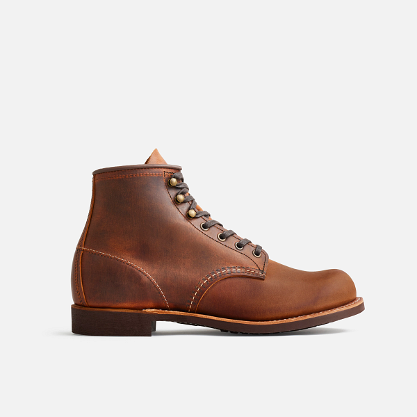 dress boots red wing Brown 875 Oro Legacy Leather Moc Toe Boots